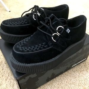 Black Tuk Creepers Suede Viva mondo